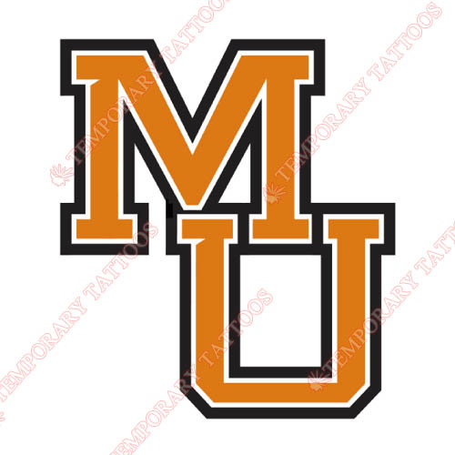 Mercer Bears Customize Temporary Tattoos Stickers NO.5020
